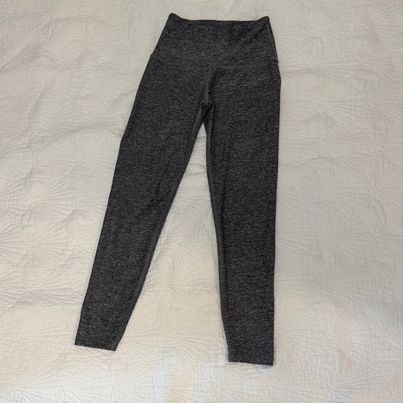 Beyond Yoga Pants - Beyond Yoga Dark heather Gray with shimmer Leggings